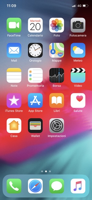 Seleziona Impostazioni