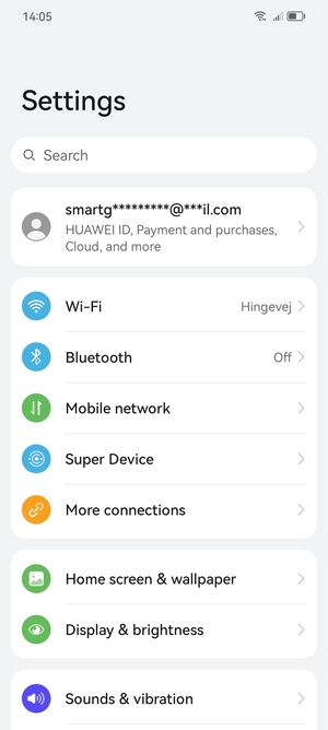 Select Huawei ID