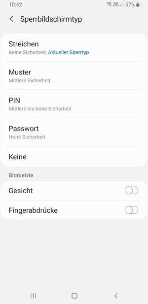 Wählen Sie Muster