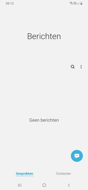 Selecteer de Menu-knop