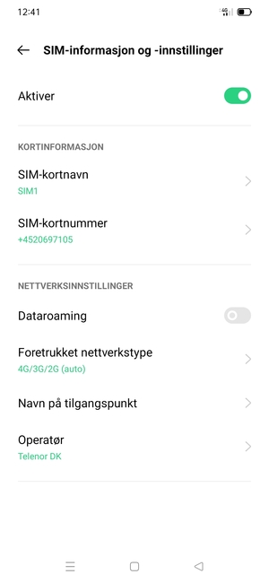 Velg Navn på tilgangspunkt