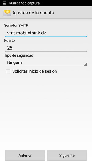 Desmarque la casilla de verificación Solicitar inicio de sesión y seleccione Siguiente