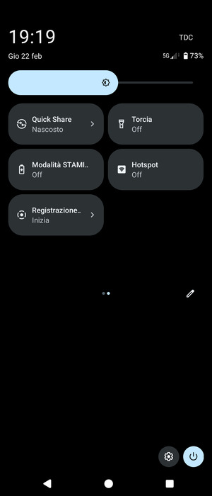 Seleziona Modalità STAMINA