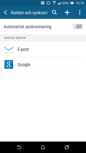 Välj Google