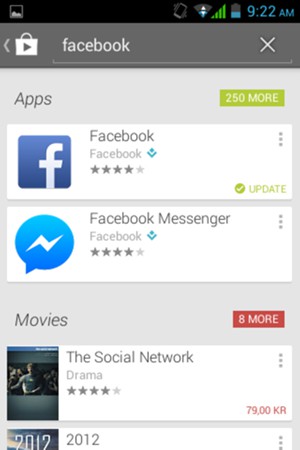 Select the app