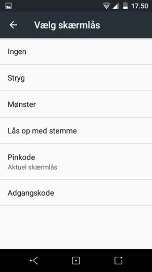 Vælg Mønster