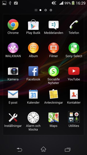Välj Inställningar
