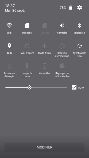 Désactiver le Wi-Fi et le Bluetooth