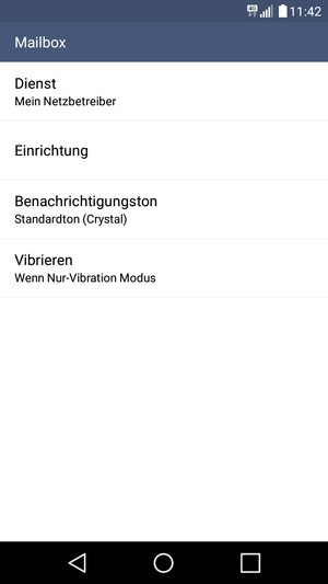 Wählen Sie Dienst