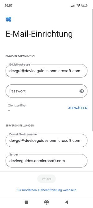 Geben Sie Ihre Passwort ein