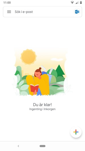 Din Gmail är klar att användas