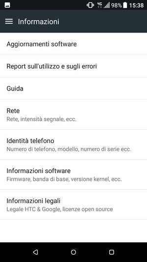Seleziona Aggiornamenti software