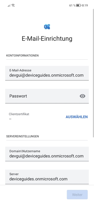 Geben Sie Ihr Passwort ein