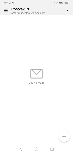 Uw Gmail is klaar voor gebruik