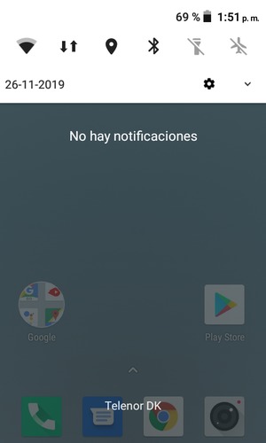 Deslice hacia abajo el menú superior de nuevo