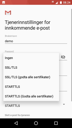 Velg Ingen