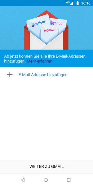 Wählen Sie E-Mail-Adresse hinzufügen