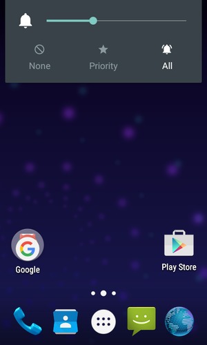 Adjust sound to the required level