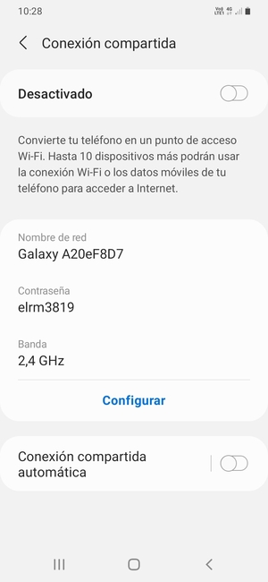 Seleccione Configurar