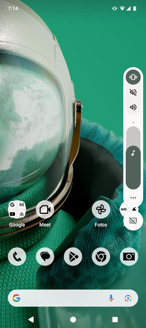 Seleccione Vibración para cambiar al modo de Vibración