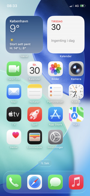 Velg App Store