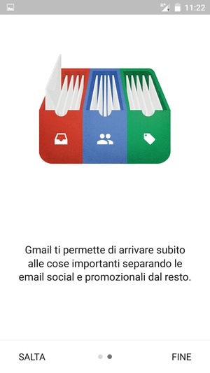 Seleziona FINE