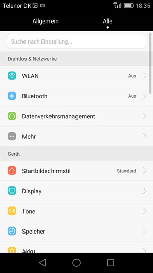 Wählen Sie Alle und Mehr