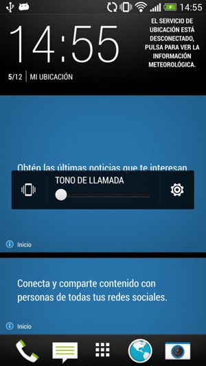 Presione una vez más para el modo de vibración, el cual es aprobado con una vibración corta
