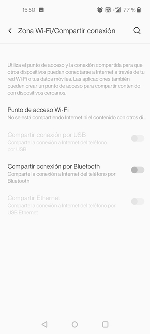 Seleccione Punto de acceso Wi-Fi