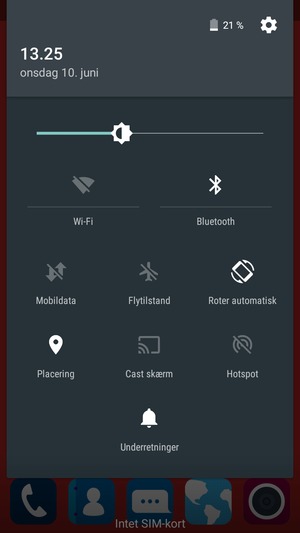 Slå Bluetooth fra