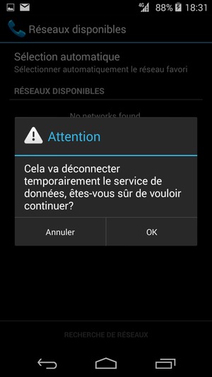 Sélectionnez OK