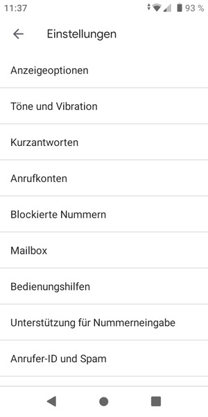 Wählen Sie Mailbox