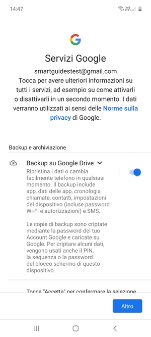 Seleziona Altro
