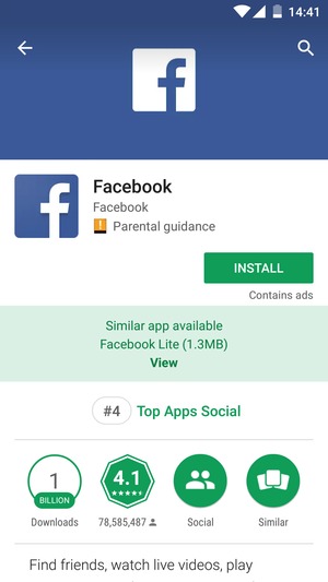 Select INSTALL