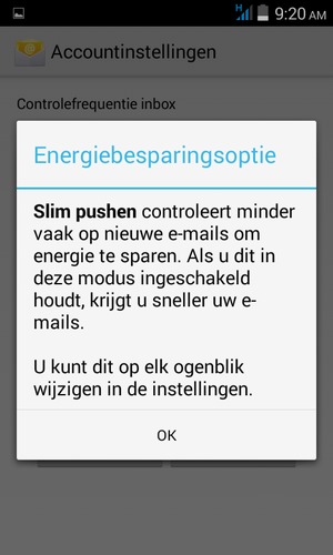 Selecteer OK