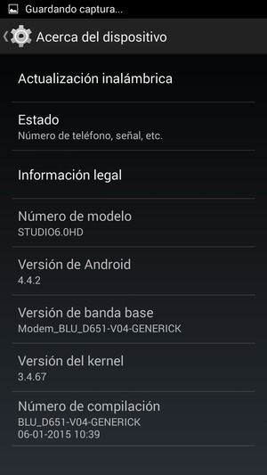 Seleccione Actualización inalámbrica