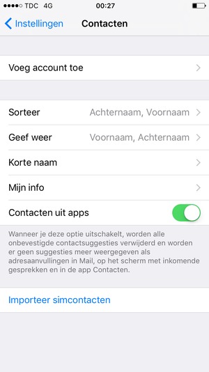 Selecteer Voeg account toe