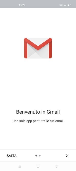 Seleziona AVANTI