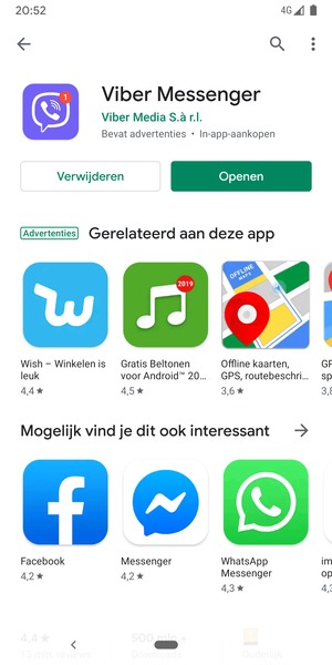 Selecteer Openen