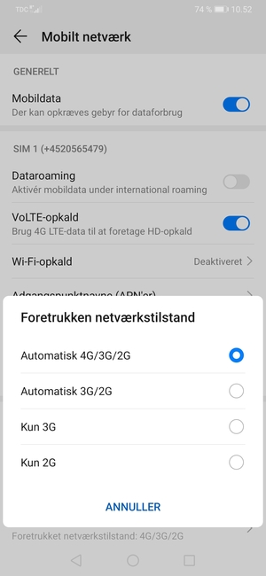 Vælg din foretrukne mulighed