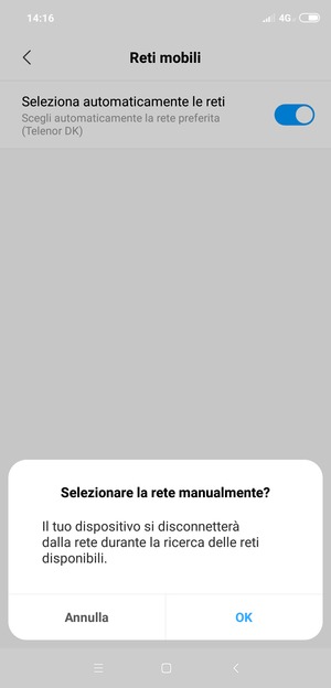 Seleziona OK
