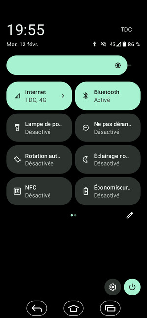 Désactiver Bluetooth