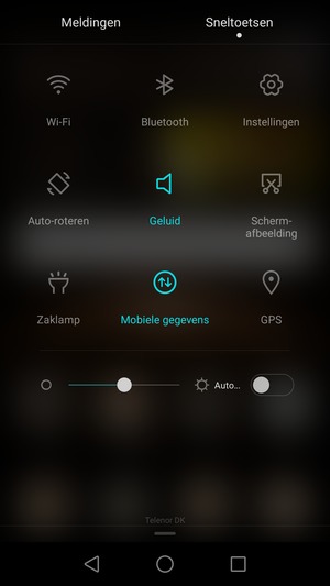 Selecteer Geluid om te wijzigen naar tril-modus
