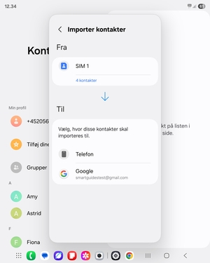 Vælg Google
