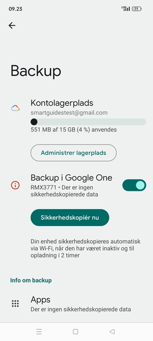 Vælg Kontolagerplads