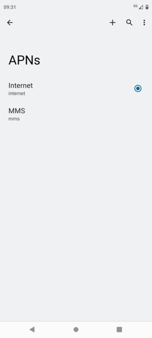 Your phone has now been set up to MMS