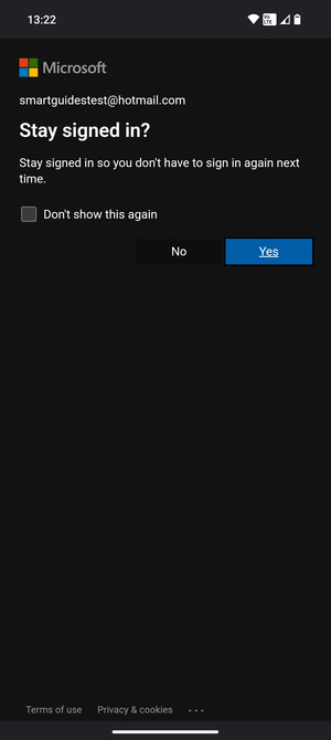Select your preferred option