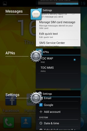 Swipe apps to the right to close them
