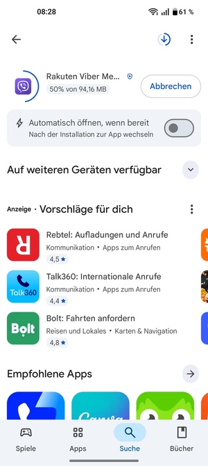 Warten Sie, bis der Installationsprozess  beendet ist