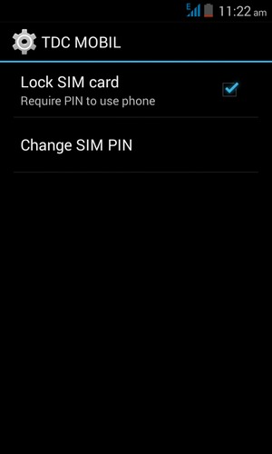 Select Change SIM PIN